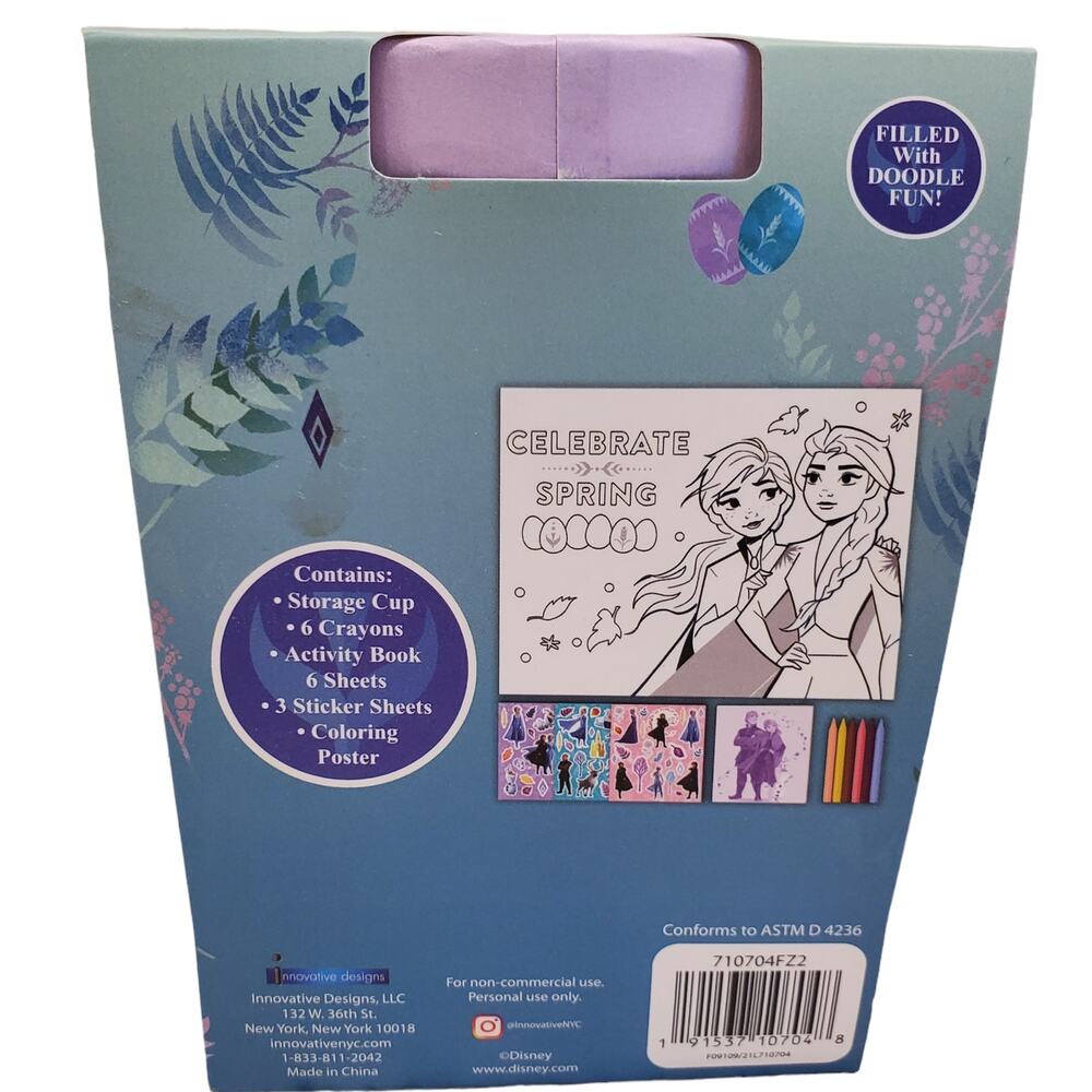 Disney Frozen Cup of Doodles Disney Frozen Art Projects Crafting Project For Kid
